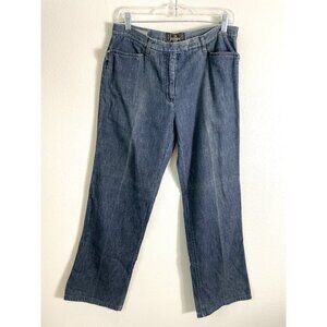 Vintage FENDI Womens 31 Straight Leg Jeans 100% Cotton Medium Wash Denim